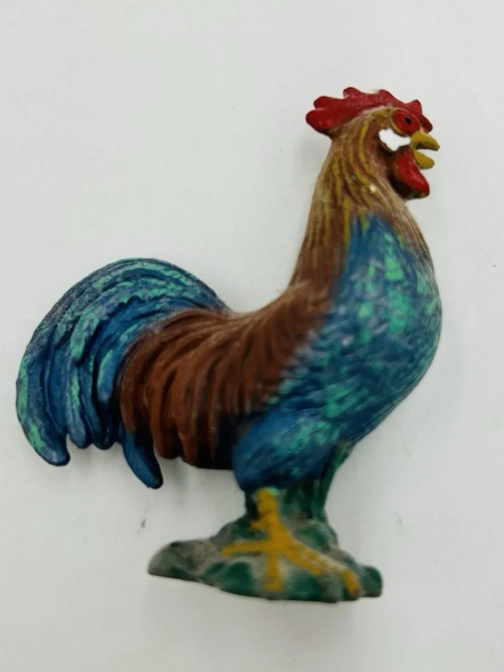 Schleich Vintage Farmyard Animals Chicken Rooster Retired Lot of 3 Germany